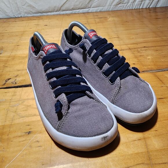 CAMPER Peu Rambla men\'s sneakers sz 40/7 US Charcoal Natural Cotton main image 2